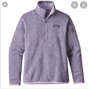 Patagonia Half Zip Greyish/Purple pullover